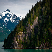 Cruising in Tracy Arm Fjord near Juneau, AK.  Landscape Photograpy by Alex Wilson.
