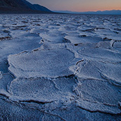 The saltflats in Badwater Basin in Death Valley National Park, CA.  National Park Photograpy by Alex Wilson.