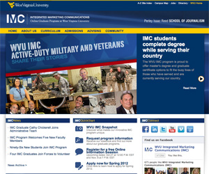 WVU IMC Program Website