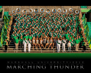 2012 Marshall Marching Thunder group photo