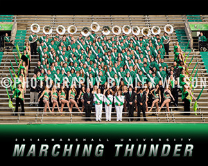 2014 Marshall Marching Thunder group photo